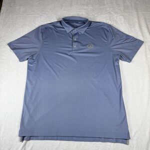 Johnnie‎ O Polo Shirt Men's Large Blue Check Performance Moisture Wicking